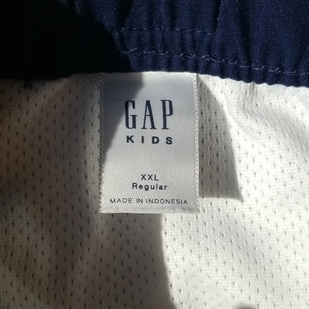 GAP light blue stripe trunks xxl 14